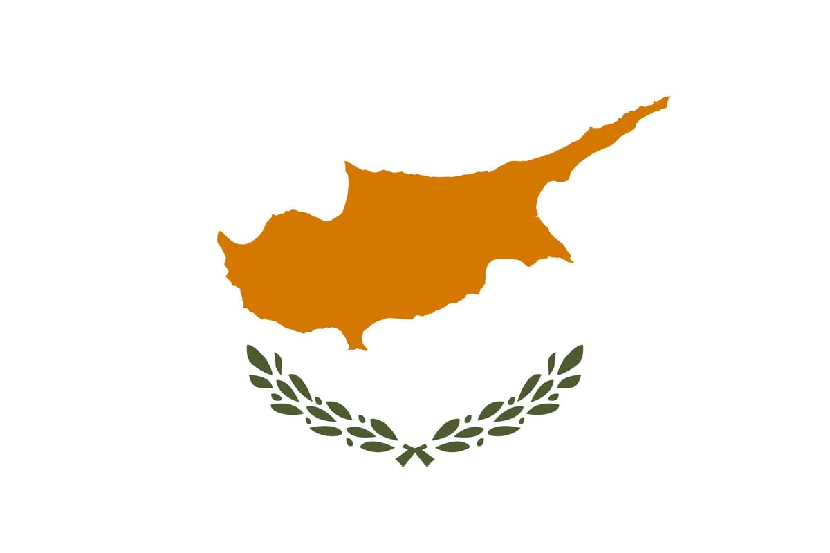 Քարտեզ Կիպրոսի դրոշը
